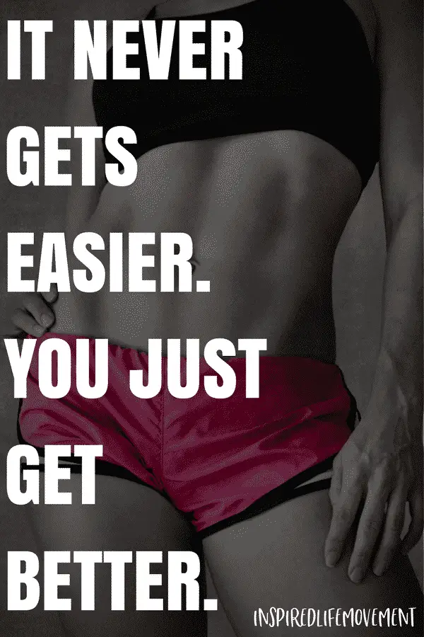 Motivational Quotes for Working Out | Fitness Mantras | Fitness Quotes | It never gets easier. You just get better.