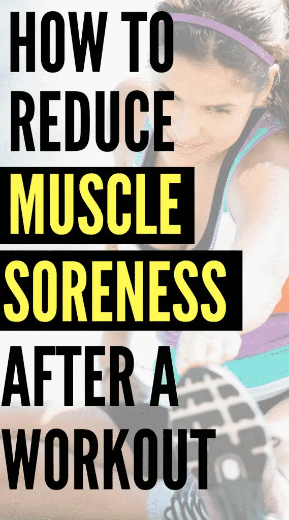 how to reduce muscle soreness after a workout