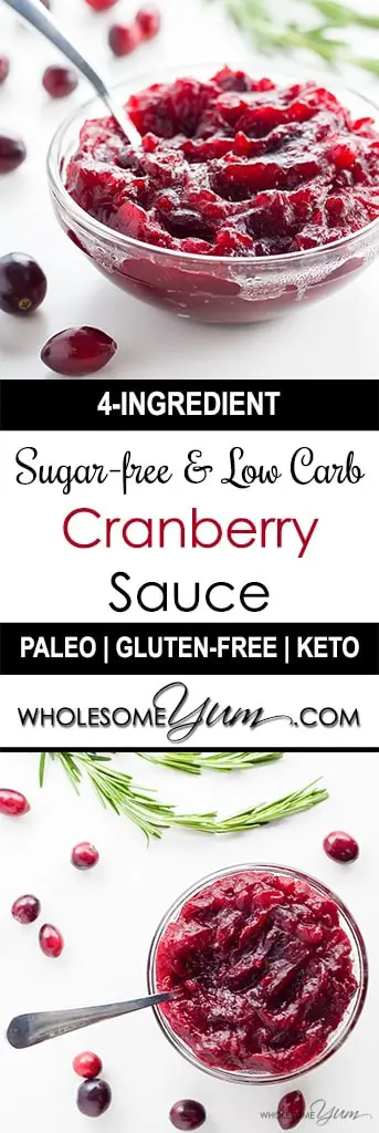 Keto Cranberry Sauce for Thanksgiving
