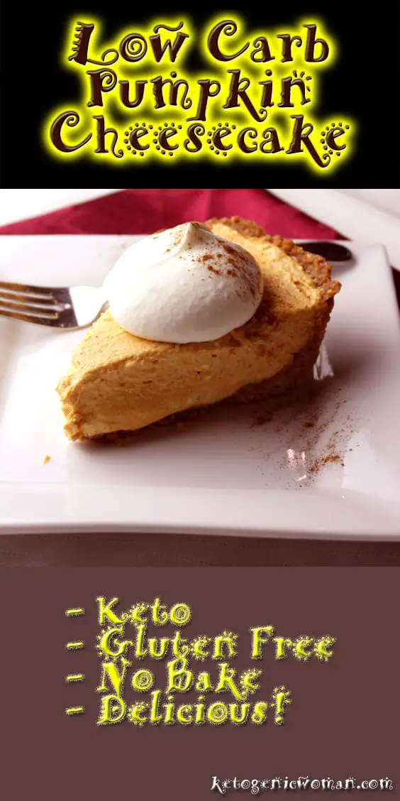 Keto Thanksgiving Recipe - Keto Pumpkin Cheesecake (Good Alternative to Pumpkin Pie!)
