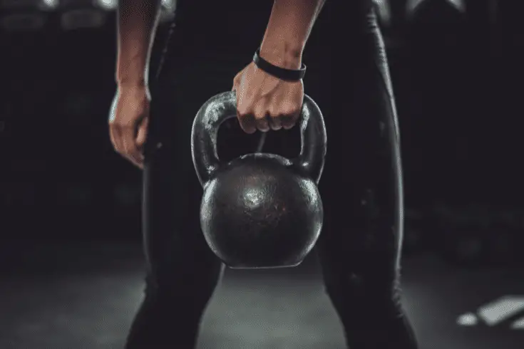 Woman with Kettlebell