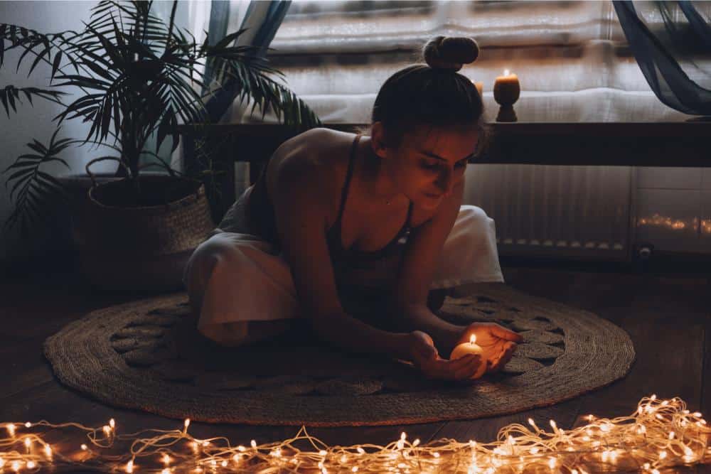 candle meditation for focus
